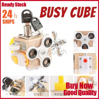 {พร้อมส่ง} Montessori Busy Cube