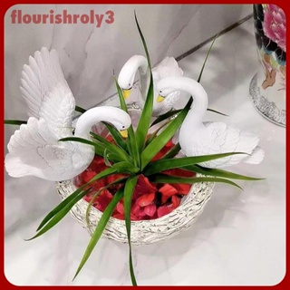 [Flourish] กระถางต้นไม้ รูปหงส์ สไตล์นอร์ดิก สําหรับตกแต่งสวน กลางแจ้ง ในร่ม