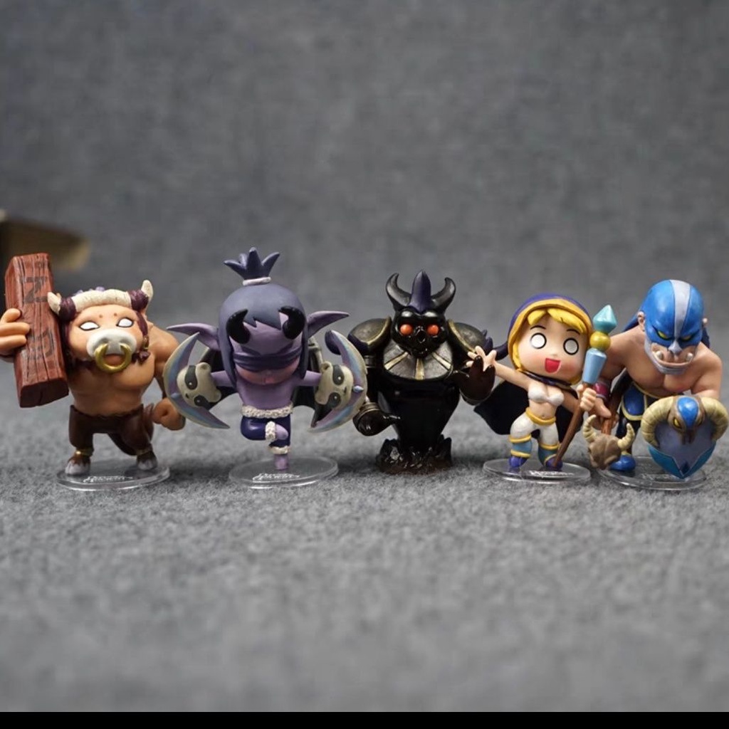 โมเดลฟิกเกอร์ Dota2 Game World of Warcraft DOTA Q Version Heroes 5 แบบ 8.19