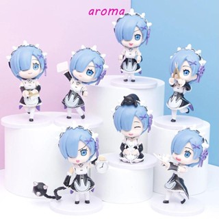 Aroma Re:Life In A Different World From Zero Decoration Moldel Kawaii โมเดลของเล่นสําหรับเด็ก