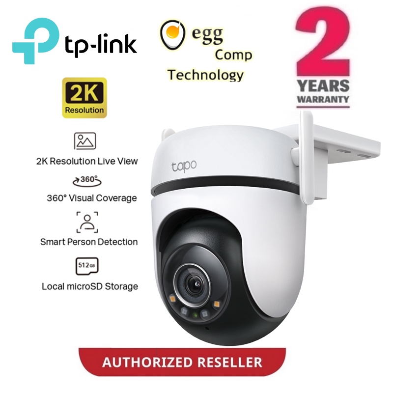 TP-LINK Tapo C520WS Outdoor Pan/Tilt Security Wi-F- Camera