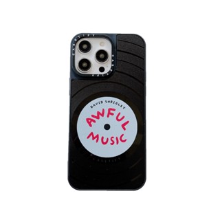 เคสโทรศัพท์มือถือแบบแข็ง ลายศิลปิน David Shrigley Awful Music Casetify สําหรับ iPhone 14 13 12 11 Pro Max Plus