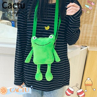 Cactu กระเป๋าสะพายข้าง รูปกบ ใส่โทรศัพท์ได้