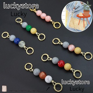 Lucky สายคล้องกระเป๋าเงิน ประดับไข่มุก คริสตัล คุณภาพสูง แบบเปลี่ยน DIY