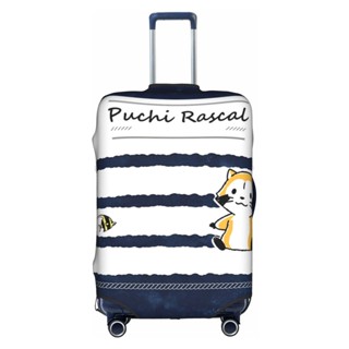 ผ้าคลุมกระเป๋าเดินทาง ลายการ์ตูนแพนด้า Puchi Rascal น่ารัก สีแดง