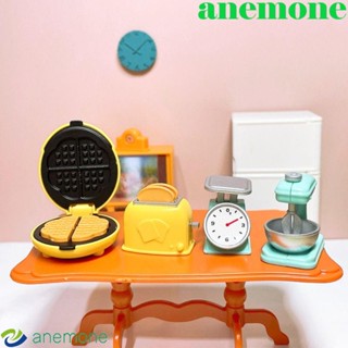 Anemone ชุดเครื่องครัวจําลอง ทําอาหารจิ๋ว น่ารัก สร้างสรรค์ สําหรับตกแต่งบ้านตุ๊กตา