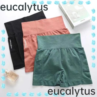 Eucalytus1 กางเกงโยคะ ขาสั้น ผ้าไนล่อน ระบายอากาศ แห้งเร็ว เซ็กซี่