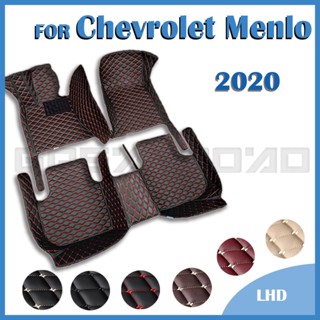 Rhd พรมปูพื้นรถยนต์ สําหรับ Chevrolet Menlo 2020 กําหนดเอง แผ่นรองเท้ารถยนต์ พรมปูพื้น อุปกรณ์ตกแต่งภายใน