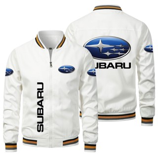 SUBARU LOGO baseball uniform OUTBACK FORESTER XV BRZ LEGACY impreza CROSSTREK outdoor driving zipper thin sports windproof jacket