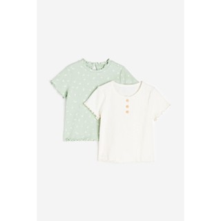 H&amp;M  Girl 2-pack ribbed tops 1162234_1