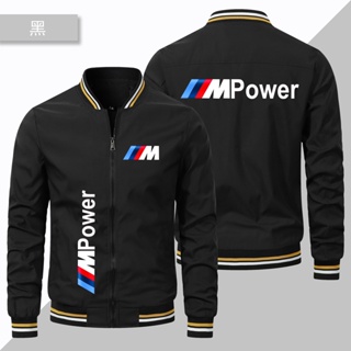 BMW M POWER LOGO baseball uniform M3 M4 M5 racing zipper thin sports windproof jacket