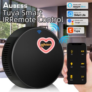 CYREAL 【 Fast Delievery 】 Aubess Ir รีโมทคอนโทรล Smart Wifi Universal อินฟราเรด Tuya สำหรับการควบคุมบ้านอัจฉริยะสำหรับ Tv Dvd Aud Ac ทำงานร่วมกับ Amz Alexa Google Home