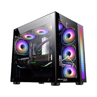 E-ATX CASE (NP) ITSONAS SEA VIEW 360 ARGB TG (BLACK)