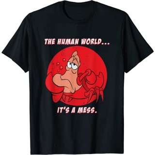 💥Fashion Baju Dewasa The Little Mermaid Sebastian The Human World T-Shirt Pakaian Fashion Atasan Distro Remaja Laki Wan