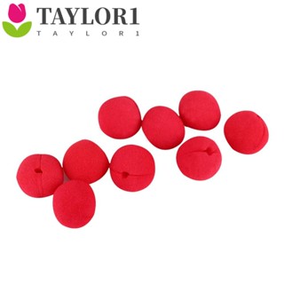 Taylor1 10 ชิ้น แบรนด์ขายดี ลูกบอลน่ารัก โฟมสีแดง วงจรปิดจมูก ปาร์ตี้ ขายดี