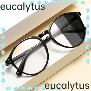 Eucalytus1 แว่นตา ป้องกันแสงสีฟ้า แบบพกพา กรอบเบาพิเศษ สําหรับผู้ชาย และผู้หญิง