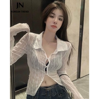 JN Studio  Áo Len áo khoác cardigan áo cardigan Thời trang hàn quốc  พิเศษ สวยงาม fashion ทันสมัย A92K02J 36Z230909