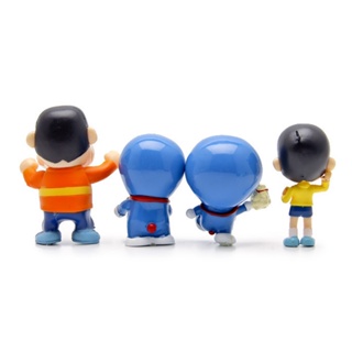 ตุ๊กตาฟิกเกอร์ Doraemon PVC ของเล่นสําหรับเด็ก 8 ชิ้น