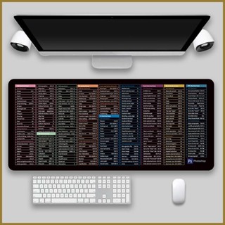 แผ่นรองเมาส์ คีย์บอร์ด ขนาดใหญ่พิเศษ กันลื่น แบบเย็บติดกัน สําหรับเล่นเกม