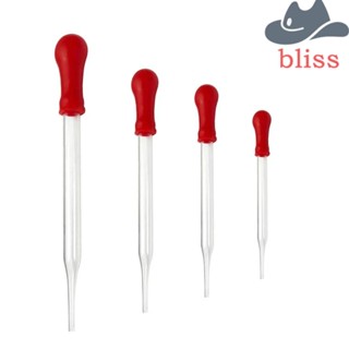 Bliss หลอดหยดแก้ว แบบยาง หัวยาง 9 ซม. 10 ซม. 12 ซม. 15 ซม. 20 ซม. สําหรับทดลองทางเคมี