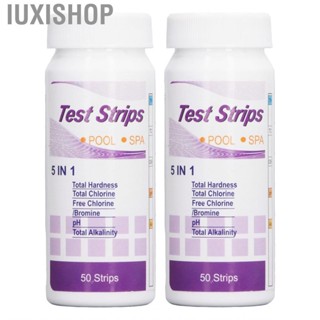 Iuxishop PH Test Paper  6.8-8.4 100Pcs Strips 5 in 1 for Pool