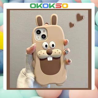 [OKOKSO] เคสโทรศัพท์มือถือนิ่ม กันกระแทก ลายการ์ตูนกระต่ายน่ารัก สําหรับ OPPO Reno9 Reno8 Reno7pro reno6 7z 5 R17 A9 2020 4Z 5G F11 A31 A3S A78 A77