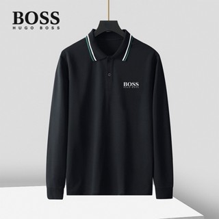 เสื้อโปโล BOSS แฟชั่นสําหรับผู้ชาย