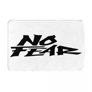 No No Fear (2) พรมเช็ดเท้า ผ้าสักหลาด กันลื่น ดูดซับน้ํา แห้งเร็ว สําหรับห้องน้ํา 16x24 นิ้ว พร้อมส่ง