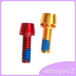 [szlinyou2] สกรูคอแฮนด์จักรยาน อุปกรณ์เสริม สําหรับจักรยานเสือหมอบ 6 ชิ้น