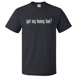 เสื้อยืด พิมพ์ลาย Got My Honey Bun