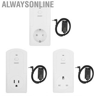 Alwaysonline Smart Plug Socket  Timing Function Temperature Humidity Switch Household Intelligent for Lighting Equipment Water Heaters