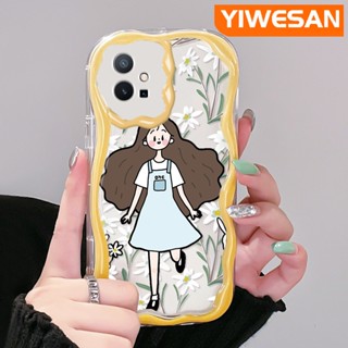 เคสโทรศัพท์มือถือนิ่ม แบบใส ลายดอกไม้ หลากสี สําหรับ vivo y55 y75 5G y55s 2023 y33s 2023 y33e y52t y30 t1 5G iqoo z6