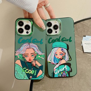 NEW! for cool girl phone case เคสไอโฟน11 เคสไอโฟน14 pro max เคสโทรศัพท์มือถือ กันกระแทก ลายการ์ตู ไอโฟน รุ่น i11 14pro 14promax i12 12pro iPhone12promax cases i13 13pro 13promax 14 Pro max