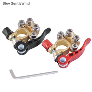 Blowgentlywind แคลมป์ขั้วต่อสายไฟรถยนต์ แบบปลดเร็ว พร้อม Hex BGW 2 ชิ้น