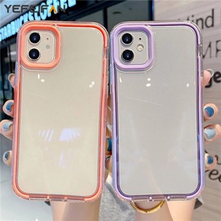 3 in 1 เคสโทรศัพท์มือถือแบบใส กันกระแทก สีมาการอง สําหรับ Samsung A54 A34 A14 A52S A52 A22 5G A32