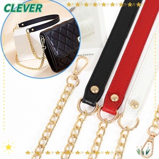 Clever สายโซ่โลหะอัลลอย สีทอง แบบเปลี่ยน สําหรับกระเป๋าถือ กระเป๋าสะพายไหล่ 120 ซม.