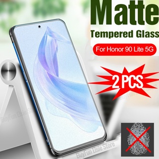 2 Pcs Matte Tempered Glass For Honor 90 Lite 5G Honor X50i 5G Screen Protector Honor90 Light Honar Honer 90Lite Honor90Lite 2023 6.7inch Glass