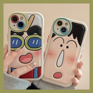 เคสมือถือ ลายการ์ตูนชินจังน่ารัก สําหรับ Samsung s23+ s22+ s21ultra s20fe