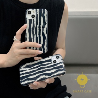 For เคสไอโฟน 14 Pro Max [Shining Stripe INS] เคส Phone Case For iPhone 14 Pro Max Plus 13 12 11 For เคสไอโฟน11 Ins Korean Style Retro Classic Couple Shockproof Protective TPU Cover Shell