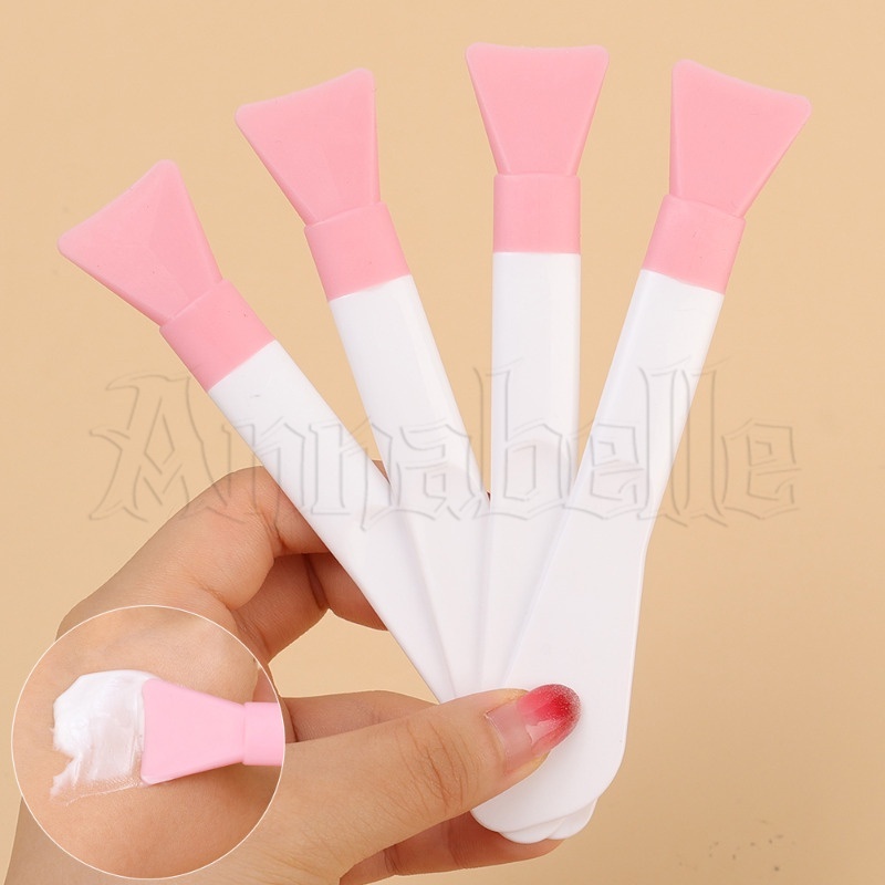 2-in-1 แปรงซิลิโคน สองหัว สําหรับผสมโลชั่น ทําความสะอาดผิวหน้า DIY
