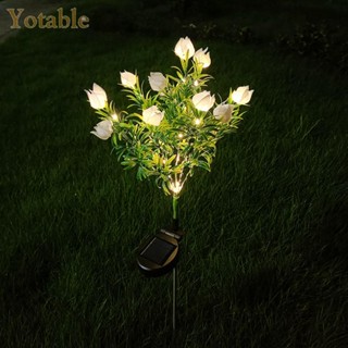 [Yotable.th] โคมไฟ LED IP65 8H กันน้ํา อบอุ่น หลากสี สําหรับตกแต่งสวน