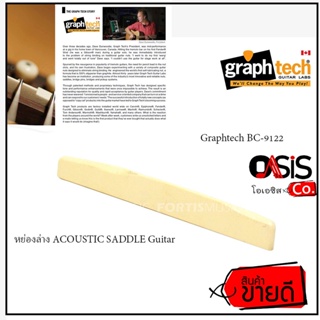 (1ชิ้น) หย่องล่าง ACOUSTIC SADDLE Guitar (สิ่งเทียมกระดูก) สะพานสาย กีต้าร์โปร่ง BC-9122 Graphtech Saddle
