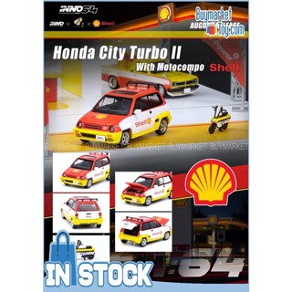 [Authentic] Inno64 1/64 รถรุ่น Die -Cast - Honda City Turbo II "Shell"