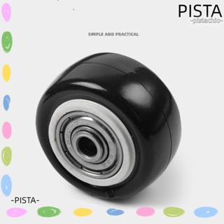 Pista ปลอกแบริ่งคู่ PU ล้อเดียว ประดับเพชร สีทอง ขนาดกลาง อุปกรณ์เสริม 4 ชิ้น