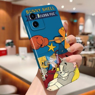 เคสโทรศัพท์มือถือแบบแข็ง กันกระแทก กันรอยกล้อง ลายการ์ตูน Tom Jerry สําหรับ Vivo Y77 Y77e T1x Y21 Y21a Y21e Y21g Y21s Y21t Y32 Y33s Y33t