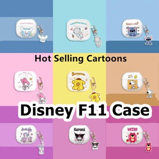 พร้อมส่ง! เคสหูฟัง แบบนิ่ม ลายการ์ตูนกระต่ายน่ารัก สีม่วง สําหรับ Disney F11