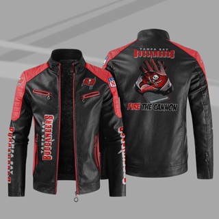 NFL Tampa Bay Buccaneers LOGO jacket windbreaker leather football team outdoor sports thin section rain jacket