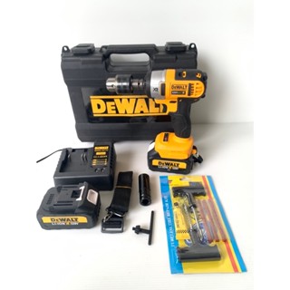 บล็อคไฟฟ้า บล้อกไร้สาย Dewalt 229V Li-ion แบตเตอรี่ 2ก้อน แถมดอก +ปะยาง +ลูกบล็อค