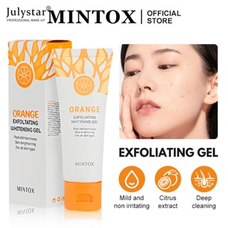 JULYSTAR Mintox Orange Body Lotion Scrub Exfoliating Gel Face Body Facial Exfoliating Scrub ทำความสะอาดผิว