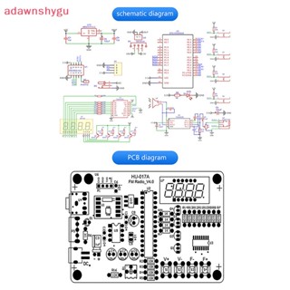 Adagu ชุดประกอบวิทยุ FM ท่อนิกซี่ อะไหล่ สําหรับฝึกสอน DIY TH